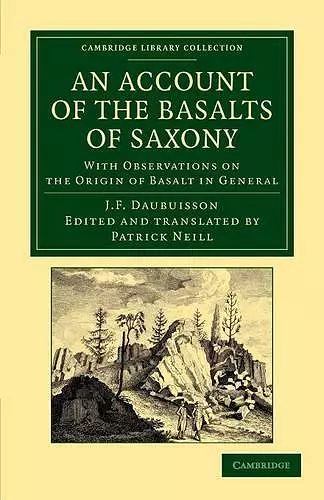 An Account of the Basalts of Saxony cover