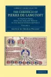 The Chronicle of Pierre de Langtoft cover