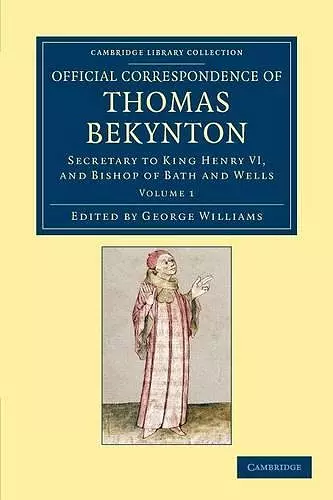 Official Correspondence of Thomas Bekynton cover