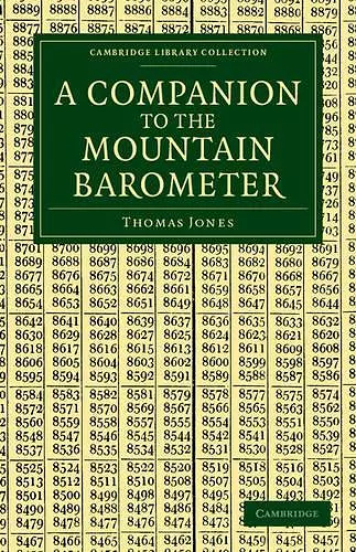 A Companion to the Mountain Barometer cover