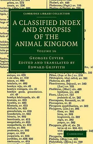 A Classified Index and Synopsis of the Animal Kingdom cover