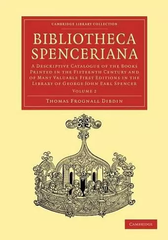 Bibliotheca Spenceriana cover