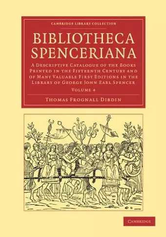 Bibliotheca Spenceriana cover