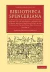 Bibliotheca Spenceriana cover