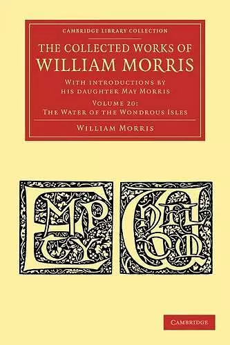 The Collected Works of William Morris cover