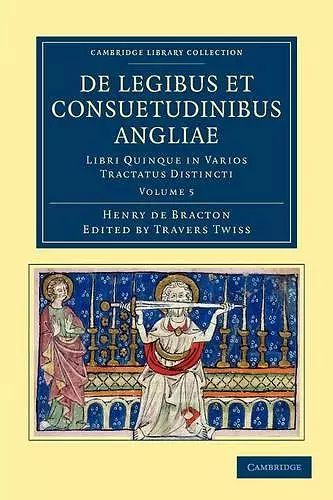 De Legibus et Consuetudinibus Angliae cover