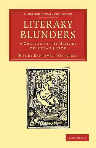 Literary Blunders cover