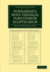 Fundamenta nova theoriae functionum ellipticarum cover