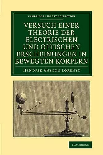 Versuch einer Theorie der electrischen und optischen Erscheinungen in bewegten Körpern cover