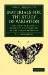 Materials for the Study of Variation cover