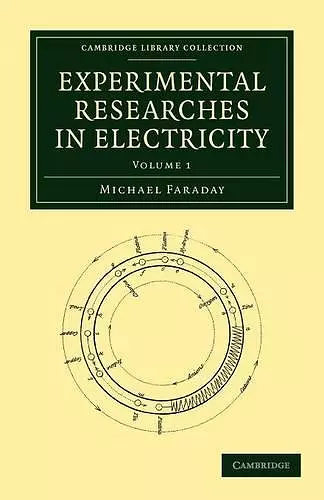 Experimental Researches in Electricity cover