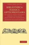 Bibliotheca judaica antichristiana cover