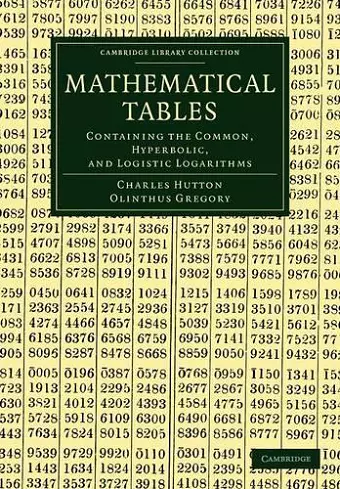 Mathematical Tables cover