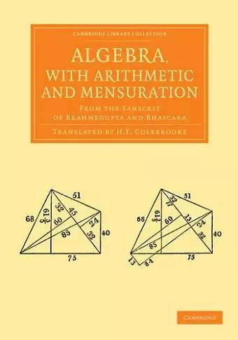 Algebra, with Arithmetic and Mensuration cover