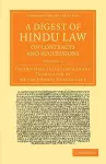 A Digest of Hindu Law, on Contracts and Successions cover