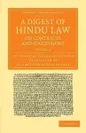 A Digest of Hindu Law, on Contracts and Successions cover