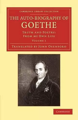 The Auto-Biography of Goethe cover