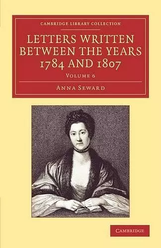 Letters Written between the Years 1784 and 1807 cover