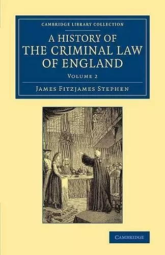 A History of the Criminal Law of England cover