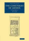 The Cemeteries of Abydos cover