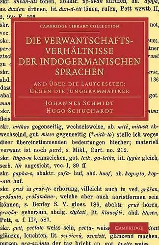 Die Verwantschaftsverhältnisse der indogermanischen Sprachen cover