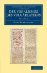 Der Vokalismus des Vulgärlateins cover