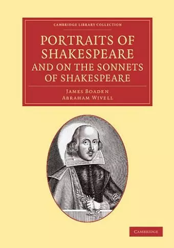 Portraits of Shakespeare, and On the Sonnets of Shakespeare cover