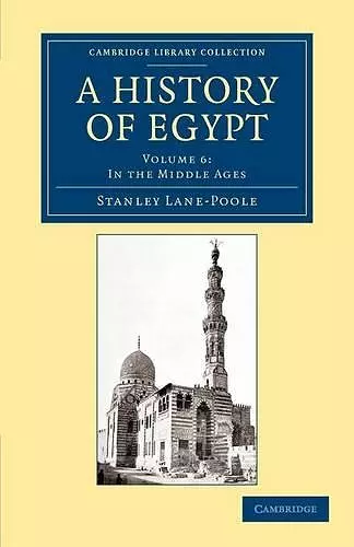 A History of Egypt: Volume 6, In the Middle Ages cover