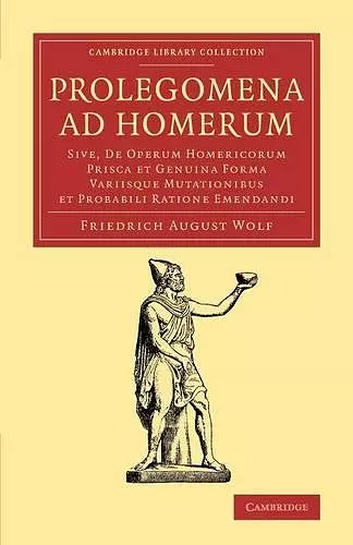 Prolegomena ad Homerum cover