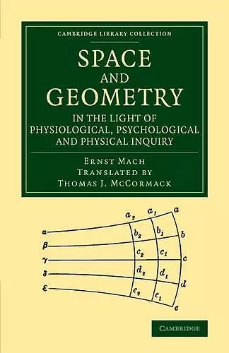 Space and Geometry in the Light of Physiological, Psychological and Physical Inquiry cover