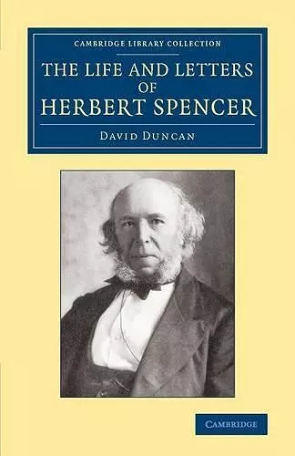 The Life and Letters of Herbert Spencer cover