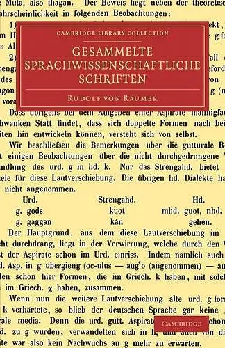 Gesammelte sprachwissenschaftliche Schriften cover