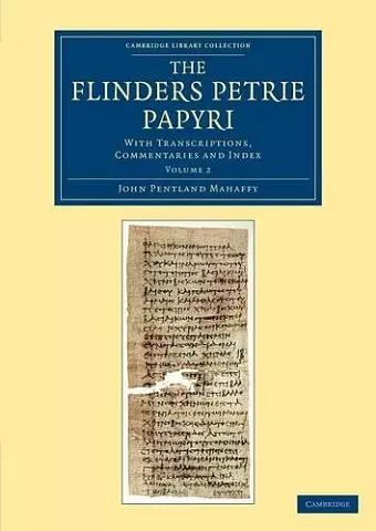 The Flinders Petrie Papyri cover