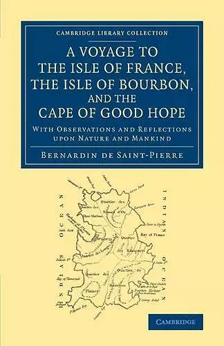 A Voyage to the Isle of France, the Isle of Bourbon, and the Cape of Good Hope cover