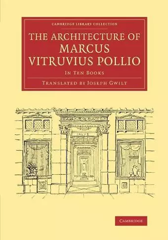 The Architecture of Marcus Vitruvius Pollio cover