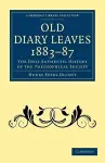 Old Diary Leaves 1883–7 cover