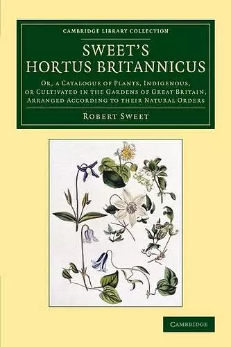 Sweet's Hortus Britannicus cover