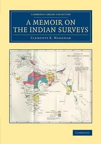 A Memoir on the Indian Surveys cover
