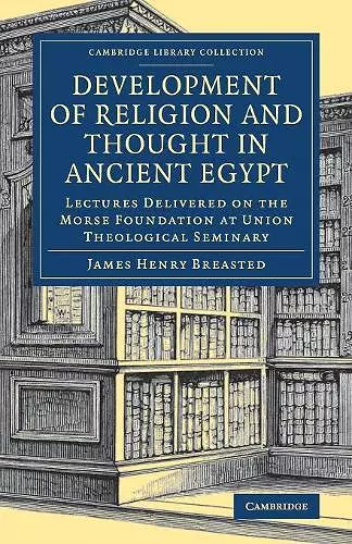 Development of Religion and Thought in Ancient Egypt cover