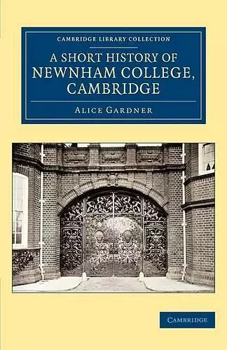 A Short History of Newnham College, Cambridge cover