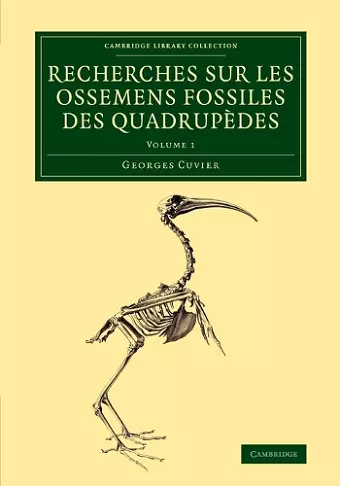 Recherches sur les ossemens fossiles des quadrupèdes cover