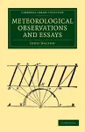 Meteorological Observations and Essays cover