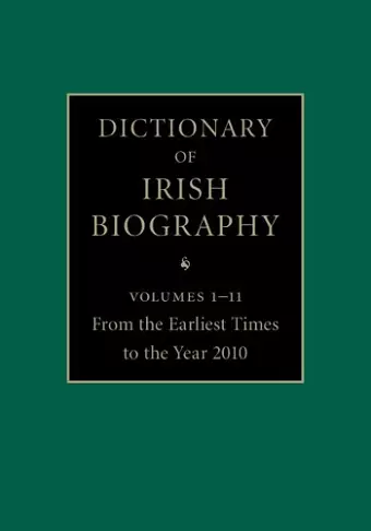 Dictionary of Irish Biography 11 Hardback Volume Set cover