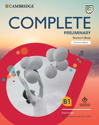 Complete Preliminary Teacher's Book with Downloadable Resource Pack (Class Audio and Teacher's Photocopiable Worksheets) cover