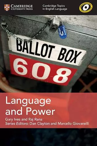 Cambridge Topics in English Language Language and Power cover