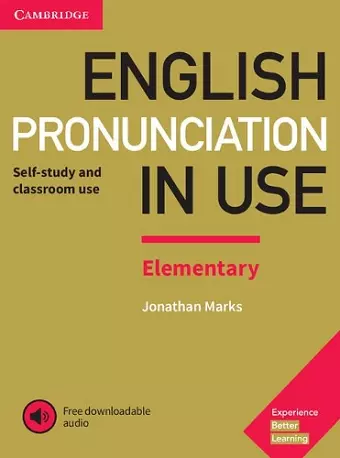 English Pronunciation in Use Elementary Book with Answers and Downloadable Audio cover