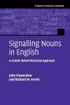 Signalling Nouns in English cover