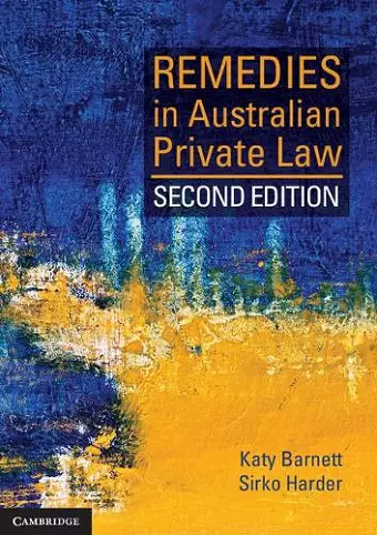 Remedies in Australian Private Law cover