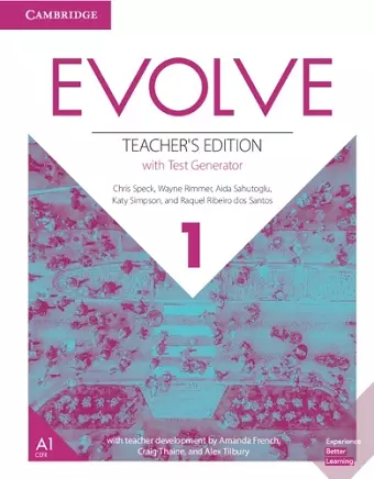 Evolve Level 1 Teacher's Edition with Test Generator cover