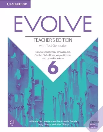 Evolve Level 6 Teacher's Edition with Test Generator cover